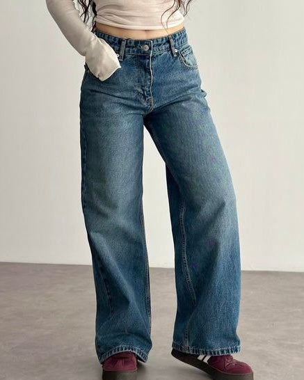 Blue Baggy Jeans