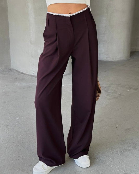 Burgundy Pants