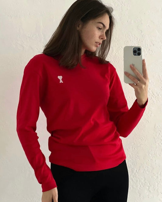 Red Ami Long Sleeve