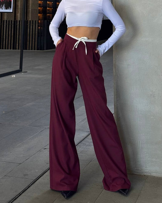 Burgundy Pants