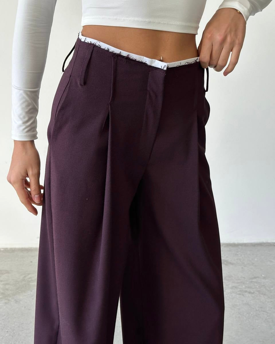 Burgundy Pants