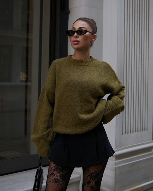 Army Green Sweater